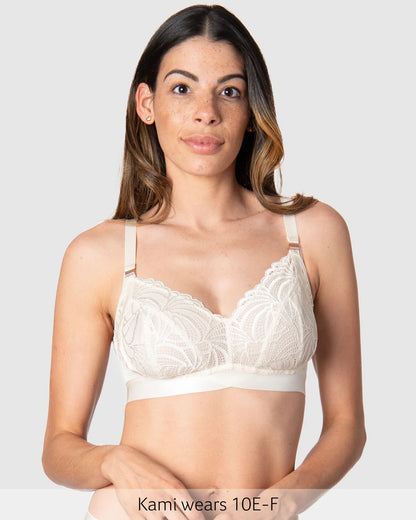 Hot Milk Warrior Soft Cup Ivory Multifit Nursing Bra